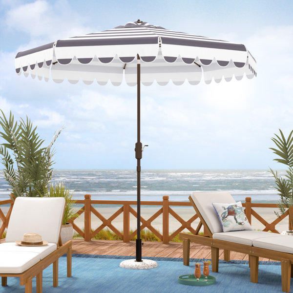 Scalloped Edge Patio Umbrella Wayfair